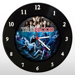 Relógio de Parede - True Blood - em Disco de Vinil - Mr. Rock - Seriado