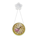 Relogio De Parede Vintage Retro Com Suporte de Flor Para Decoracao ( REL-39)