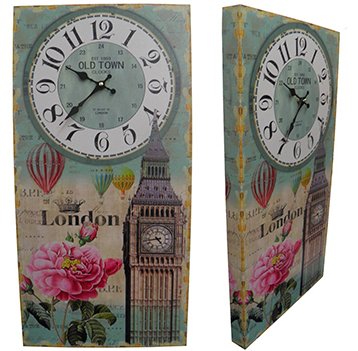 Relogio de Parede Vintage Retro para Decoracao Londres (XIN-04)