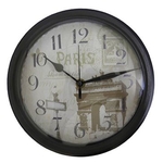 Relogio De Parede Vintage Retro Paris para Decoracao (REL-48)