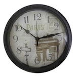 Relogio De Parede Vintage Retro Paris Para Decoracao (Rel-48)