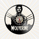 Relógio de Parede Wolverine Cinema Geek Vinil LP Decor Retrô