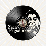 Relógio de Parede Zeca Pagodinho Samba Musica Disco Vinil LP Retrô