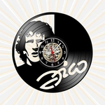 Relógio de Parede Zico Futebol Vinil LP Decoração Retrô Vintage
