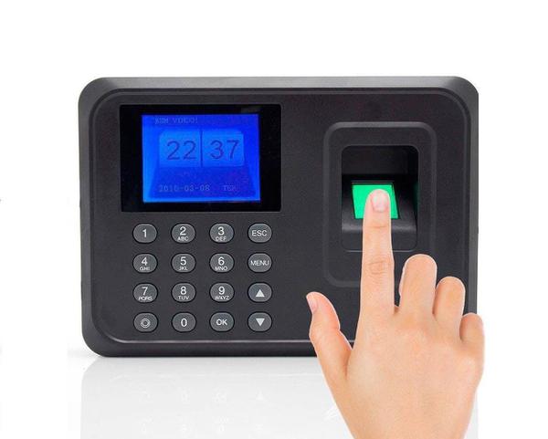 Relógio de Ponto Biométrico Impressão Digital Eletrônico - Import