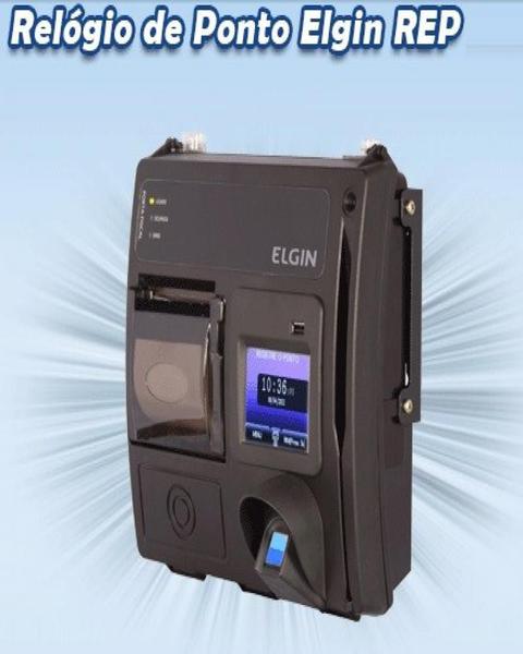 Relógio de Ponto Eletrônico Biométrico + Prox Cod. Barras - Elgin