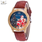 Relógio de presente Moda Belt relógio Explosão Senhora de Natal no local atacado Árvore Papai Noel