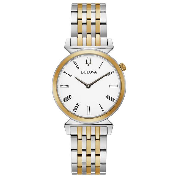 Relógio de Pulso Bulova Prata e Dourado Feminino - 98L264