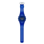 Relógio De Pulso Casio G-shock Digital Caixa Resina Azul Mostrador Azul Pulseira Resina Azul Modelo Dw-5600sb-2dr
