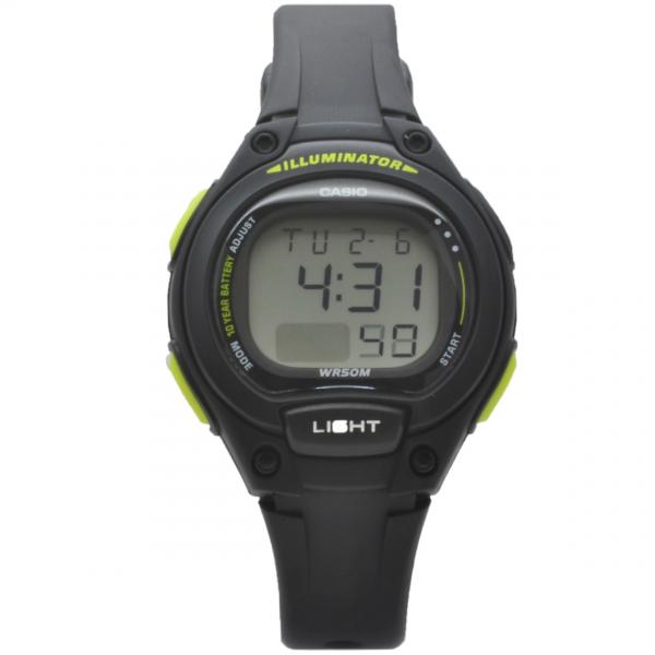 Relógio de Pulso Casio Unissex LW-203-1BVDF - Preto e Verde