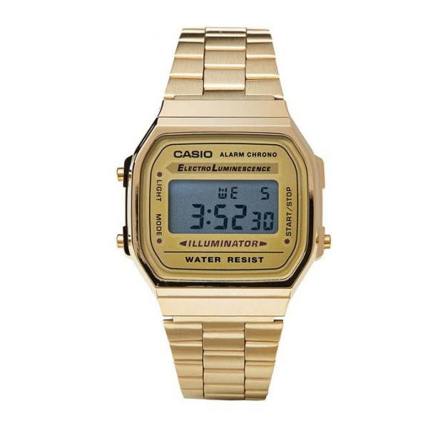 Relógio de Pulso Casio Vintage Unissex A168wg-9Wdf-Br - Dourado