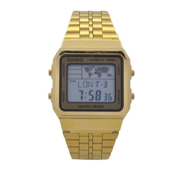 Relógio de Pulso Casio Vintage Unissex A500WGA-9DF - Dourado