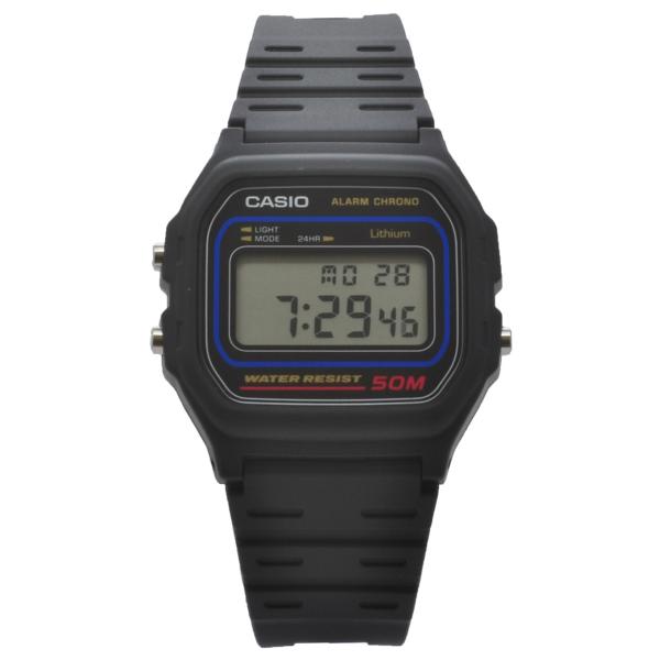 Relógio de Pulso Casio Vintage Unissex W-59-1VQ - Preto