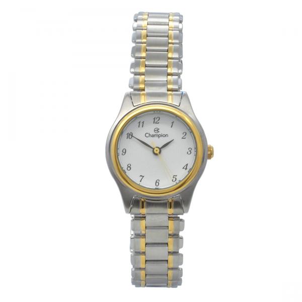 Relógio de Pulso Champion Feminino CH27121M - Prata e Dourado - Champion Watch