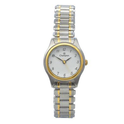 Relógio de Pulso Champion Feminino Ch27121m - Prata e Dourado