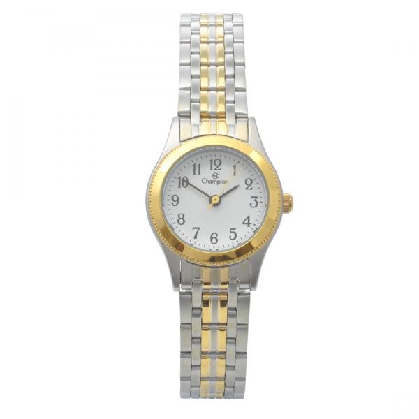 Relógio de Pulso Champion Feminino Misto CH27069B - Prata e Dourado - Champion Watch