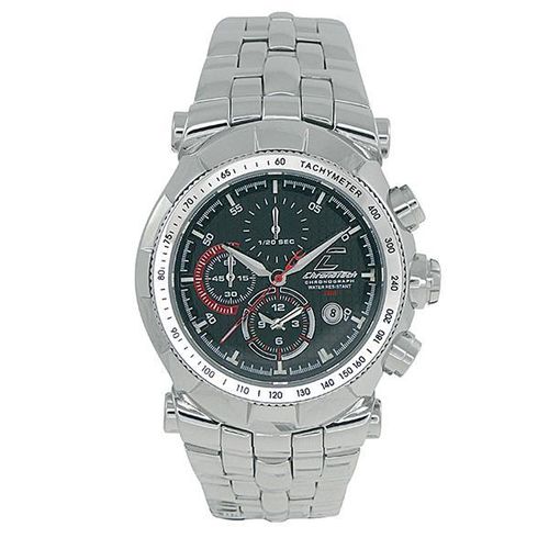 Relógio de Pulso CHRONOTECH ACTIVE Aço/Preto