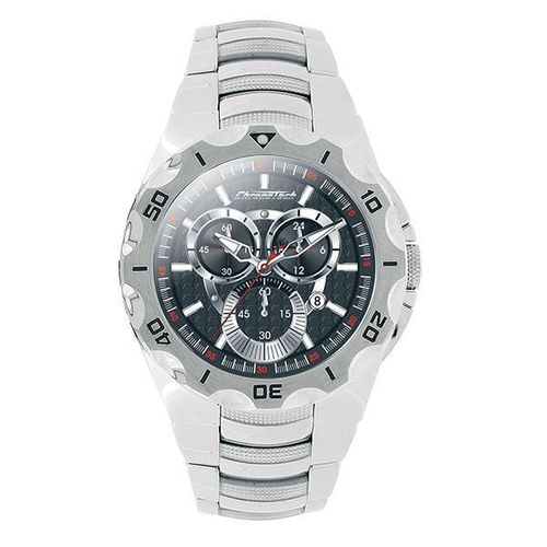 Relógio de Pulso CHRONOTECH ACTIVE Chrono Aço/Preto