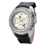 Relógio de Pulso CHRONOTECH ACTIVE CRYSTAL Chrono Aço/Couro