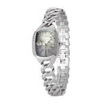 Relógio de Pulso CHRONOTECH PRISMA LADY NIGHT Aço Cristais/Aço/Branco