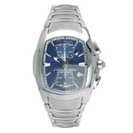 Relógio de Pulso CHRONOTECH PRISMA REVOLUTION Chrono Aço/Aço/Azul