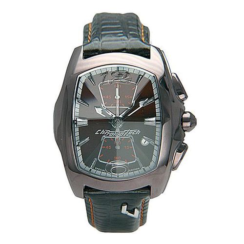 Relógio de Pulso CHRONOTECH PRISMA REVOLUTION Chrono Aço Rose/Couro Marrom