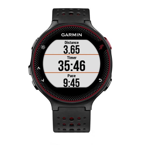 Relógio de Pulso com Monitoramento Cardíaco Garmin Forerunner 235 SmartWatch Preto e Vermelho - 010-