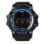 Relógio de pulso das Bluetooth Relógio EX16 relógio inteligente Notificação Remote Control pedômetro Sport Watch IP67 Homens impermeáveis
