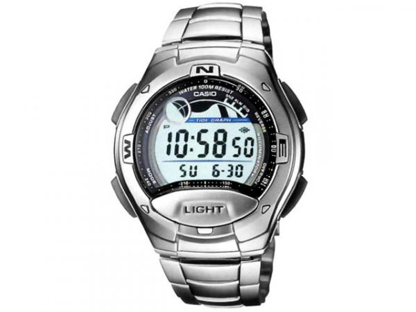 Relógio de Pulso Digital Masculino - Casio Mundial W-753D-1AVDF