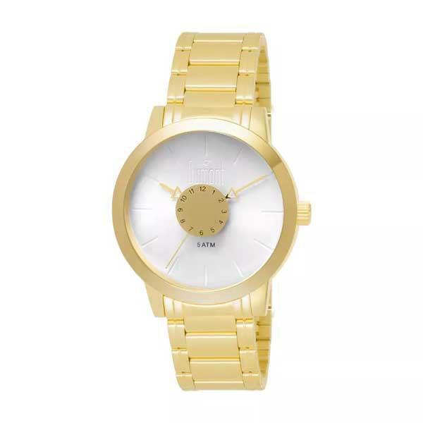 Relogio de Pulso Dumont Elements Analogico Feminino Dourado DU2036MFB/4B