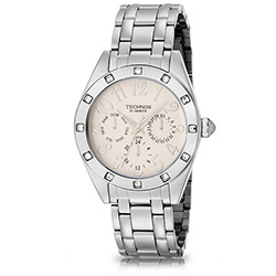 Relógio de Pulso Feminino Analógico Elegance C/ Pulseira de Aço 6P29GA/1X - Technos