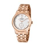 Relógio De Pulso Feminino Analógico Rose Passion Ch38226e