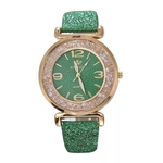Relógio de Pulso Feminino Rinnady Brilho Luxo Verde