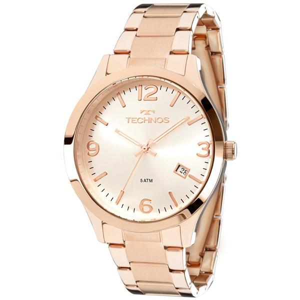 Relógio de Pulso Feminino Technos 2315ACJ Ouro Rosé