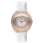 Relógio de Pulso Feminino Versace V056 Caixa Aço Pulseira Couro