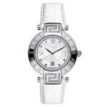 Relógio de Pulso Feminino Versace V126 Caixa Aço Pulseira Couro