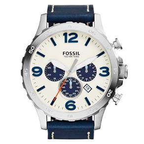 Relógio de Pulso Fossil Nate Masculino com Pulseira de Couro JR/AI