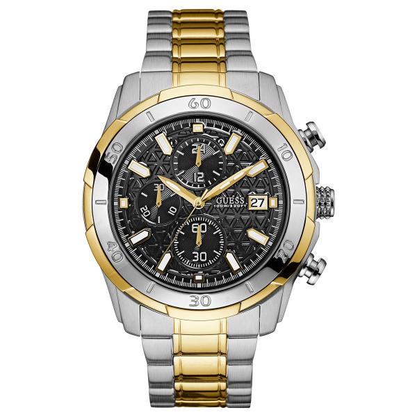 Relógio de Pulso Guess Masculino Misto 92593GPGSB/A2 - Prata e Dourado