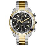 Relógio De Pulso Guess Masculino Misto 92593gpgsb/a2 - Prata E Dourado