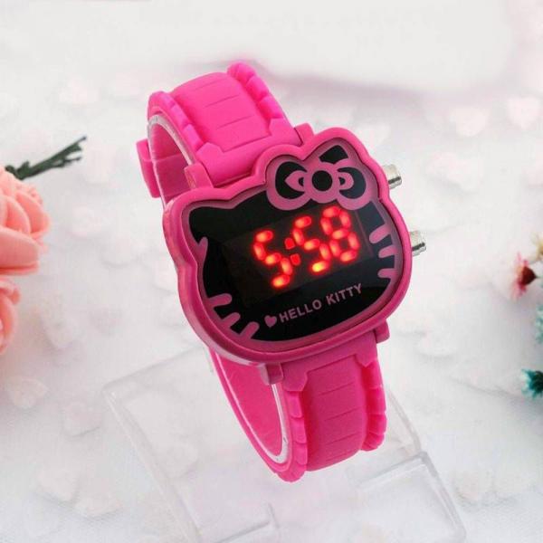 Relógio de Pulso Hello Kitty LED Pink - Outras Marcas