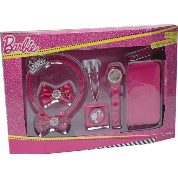Relogio de Pulso Infantil Barbie Relogio+Bols+Tiara+Pres Candide - Candide