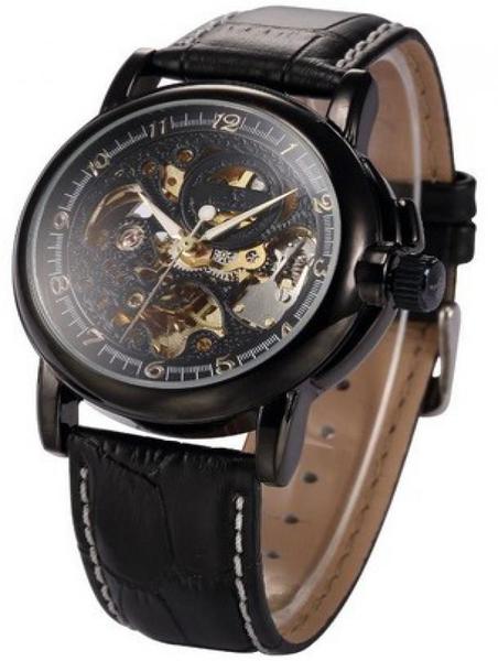 Relógio de Pulso Luxo Classic Ks Shark Dial Black - Preto - *Ctmd Ti