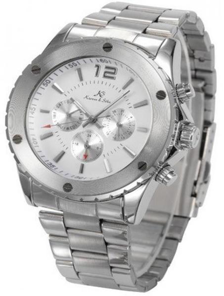 Relógio de Pulso Luxo Classic Ks Shark Silver - *Ctmd Ti