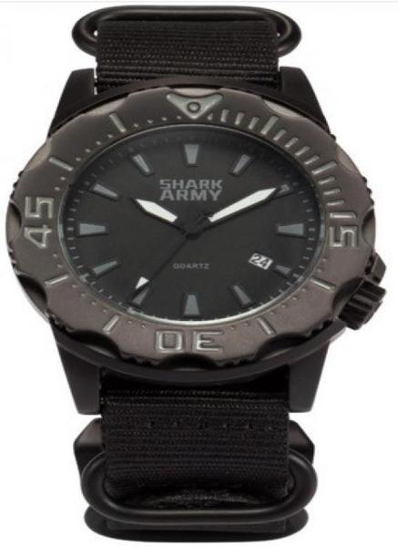 Relógio de Pulso Luxo Sports Shark Delta Army - *Ctmd Ti