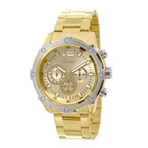 Relógio de Pulso Masculino Dourado Covd54ae