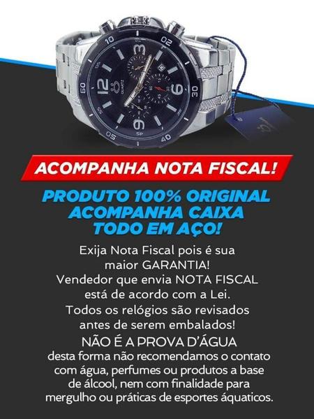 Relógio de Pulso Masculino Quartz em Aço -Peça Agora - Relógios da Hora Orizom