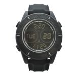 Relógio de Pulso Mormaii Masculino Troca Pulseiras Mo1608ab/t8c - Preto e Cinza de Couro