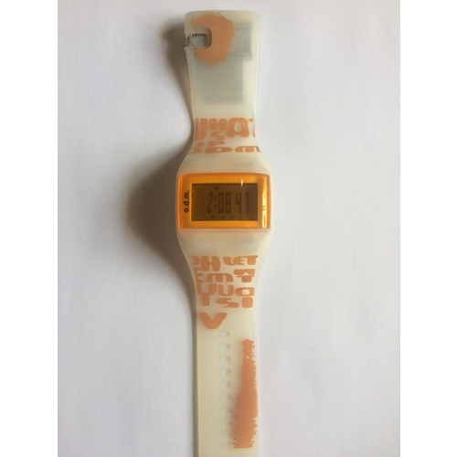 Relógio de Pulso Odm Digital Fashion Unissex - Laranja