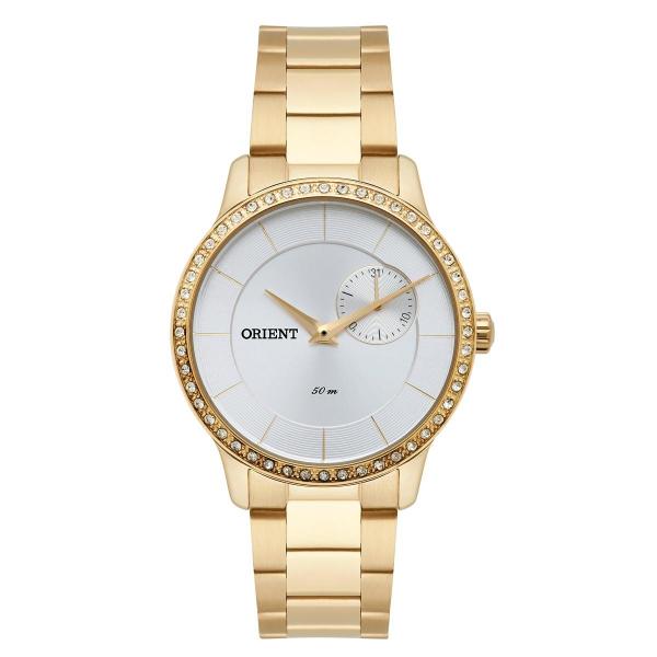 Relógio de Pulso Orient Feminino com Cristais Swaroviski FGSSM058 S1KX - Dourado