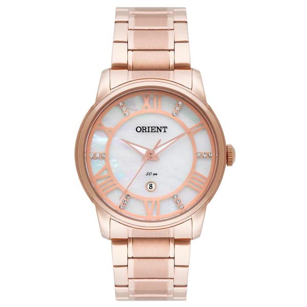 Relógio de Pulso Orient Feminino com Cristais Swarovski FRSS1029 B3RX - Rosé